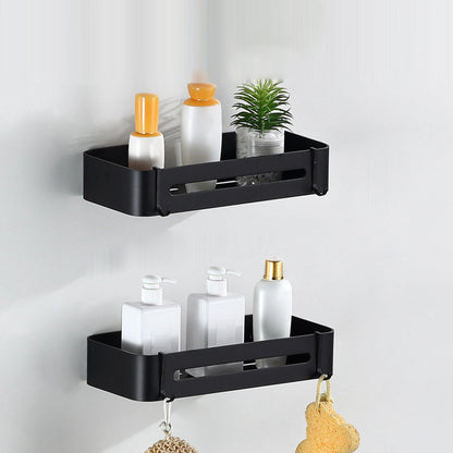 Rynx | Modern Bathroom Accessories Black Paper Holder Bathroom Shelf Bathroom Accessory Set