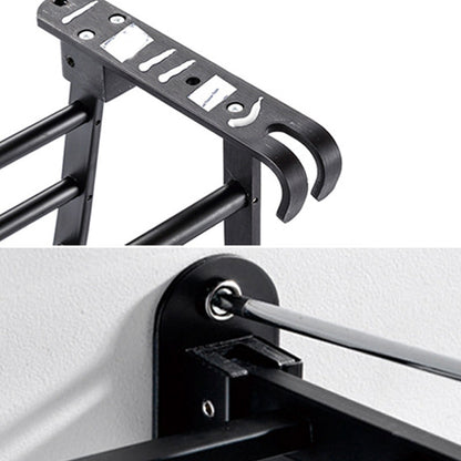 Rynx | Modern Bathroom Accessories Black Paper Holder Bathroom Shelf Bathroom Accessory Set