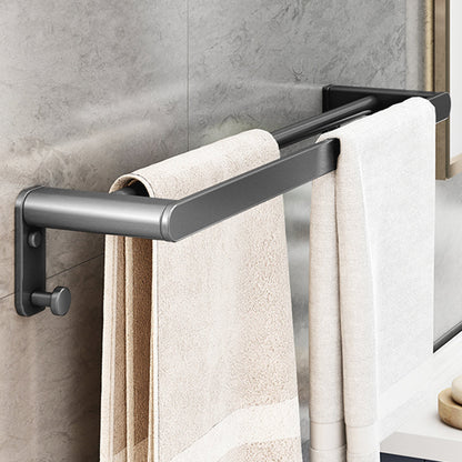 Rynx | Matte Gray Bathroom Hardware Set Modern Bathroom Accessories Set