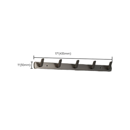 Rynx | Matte Gray Bathroom Hardware Set Modern Bathroom Accessories Set
