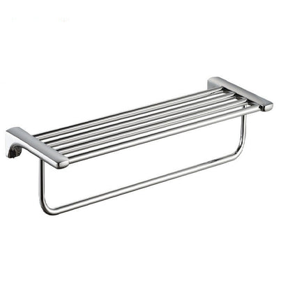 Rynx | Modern Bathroom Hardware Paper Holder Bathroom Shelf Silver Bathroom Accessory Set