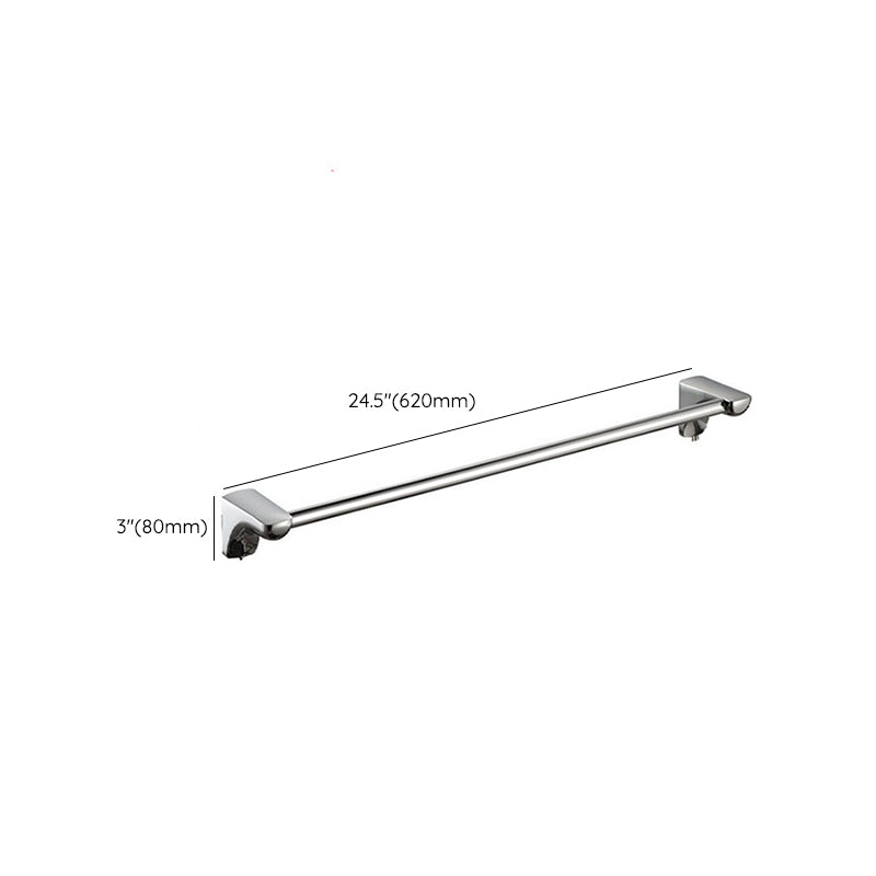 Rynx | Modern Bathroom Hardware Paper Holder Bathroom Shelf Silver Bathroom Accessory Set