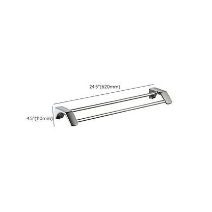 Rynx | Modern Bathroom Hardware Paper Holder Bathroom Shelf Silver Bathroom Accessory Set