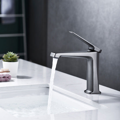 Rynx | Modern Centerset Sink Faucet Solid Color Copper Faucet for the Bathroom