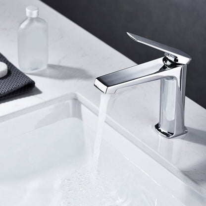 Rynx | Modern Centerset Sink Faucet Solid Color Copper Faucet for the Bathroom
