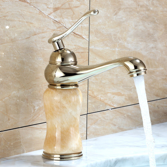 Rynx | Luxury Vessel Faucet Brass Lever Handles Low Arc Sink Faucet