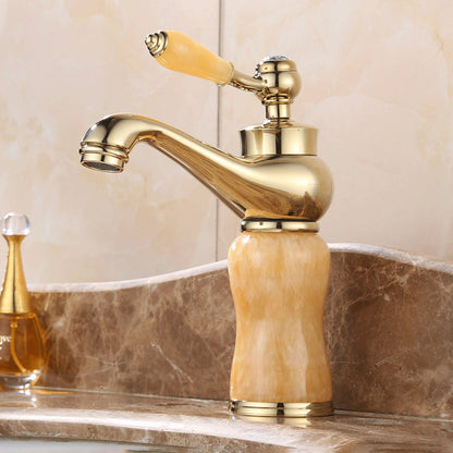 Rynx | Luxury Vessel Faucet Brass Lever Handles Low Arc Sink Faucet