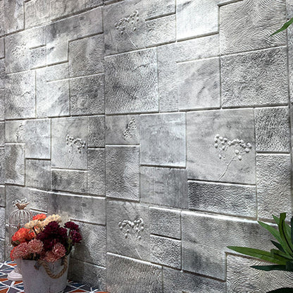 Rynx | Industrial Wall Plank 3D Brick Bathroom Living Room Wall Panel Set of 1
