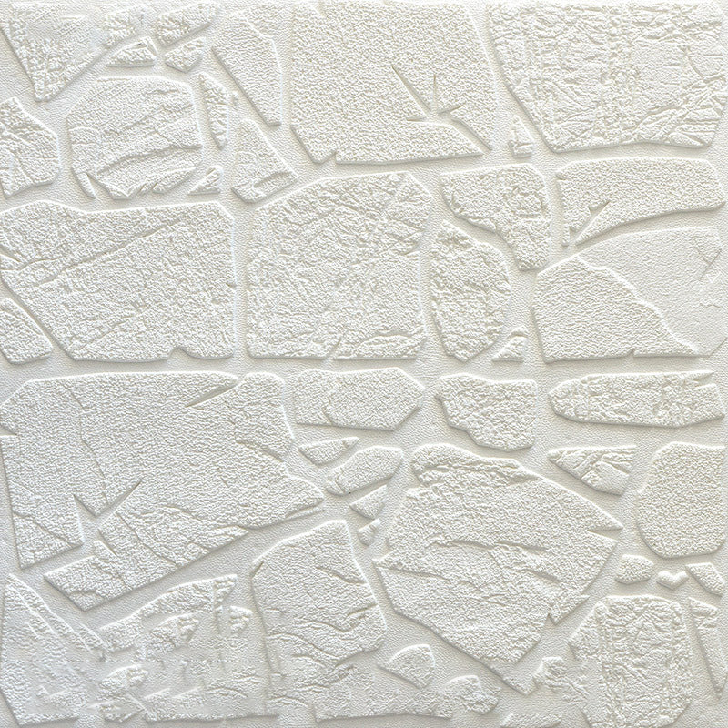 Rynx | Modern Pearl Wainscoting PVC Wall Access Panel Peel and Stick Wall Tile for Bedroom