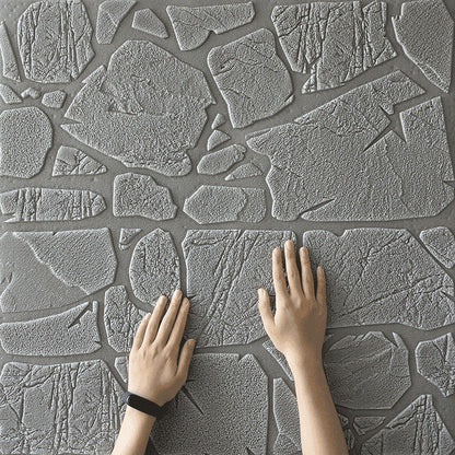 Rynx | Modern Pearl Wainscoting PVC Wall Access Panel Peel and Stick Wall Tile for Bedroom