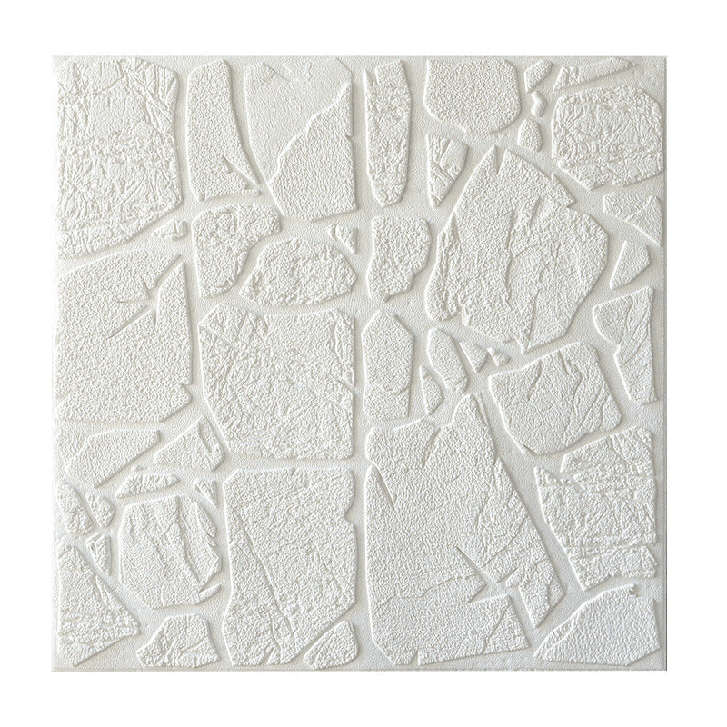 Rynx | Modern Pearl Wainscoting PVC Wall Access Panel Peel and Stick Wall Tile for Bedroom