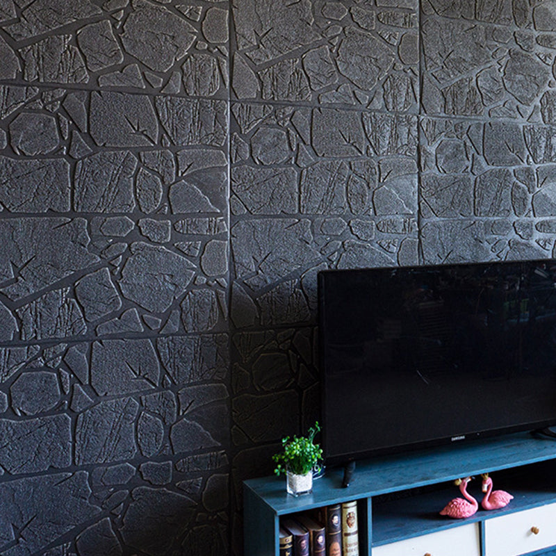 Rynx | Modern Pearl Wainscoting PVC Wall Access Panel Peel and Stick Wall Tile for Bedroom