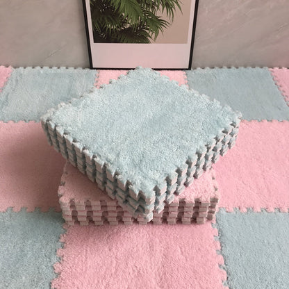 Rynx | Color-Fading-Resistant Carpet Tile Solid Interlocking Carpet Tile