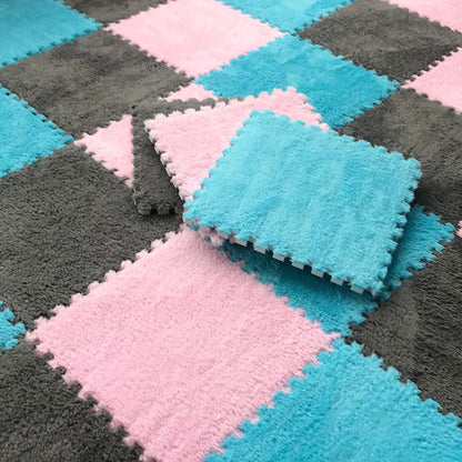 Rynx | Color-Fading-Resistant Carpet Tile Solid Interlocking Carpet Tile
