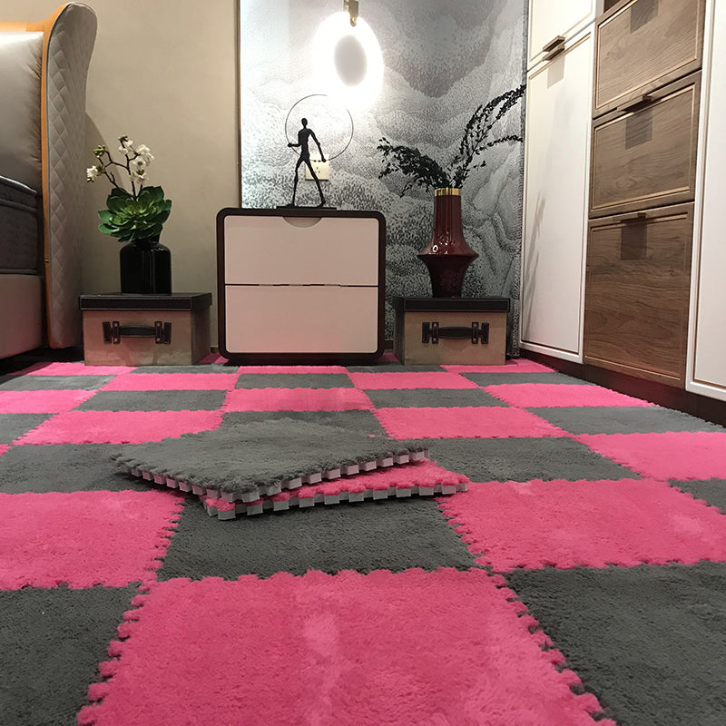 Rynx | Color-Fading-Resistant Carpet Tile Solid Interlocking Carpet Tile