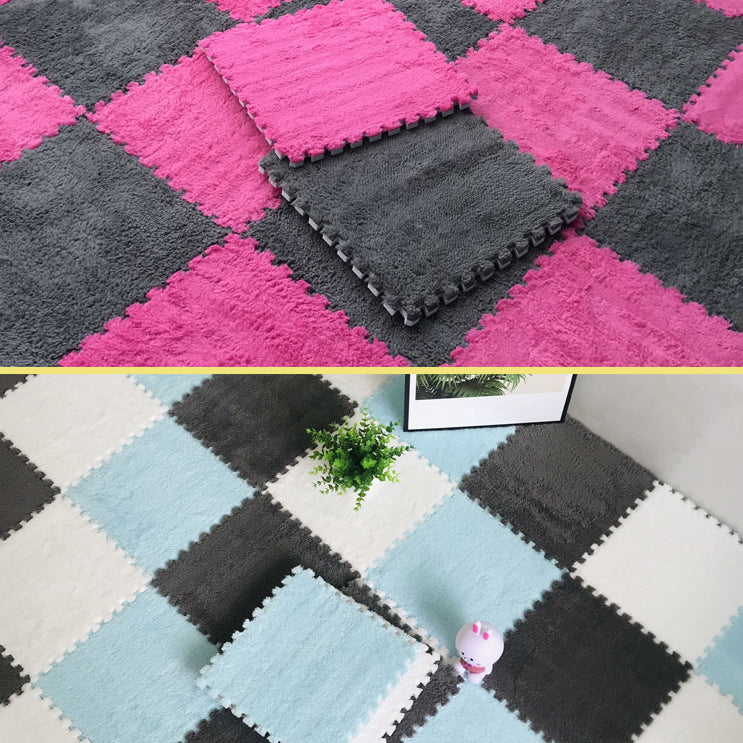 Rynx | Color-Fading-Resistant Carpet Tile Solid Interlocking Carpet Tile