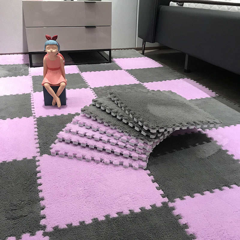 Rynx | Color-Fading-Resistant Carpet Tile Solid Interlocking Carpet Tile
