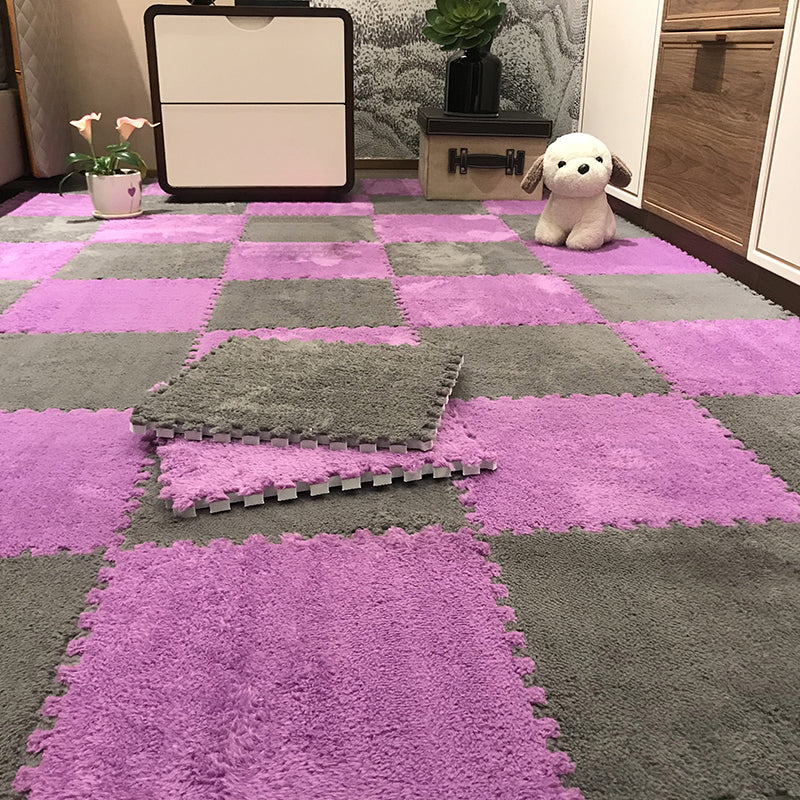 Rynx | Color-Fading-Resistant Carpet Tile Solid Interlocking Carpet Tile