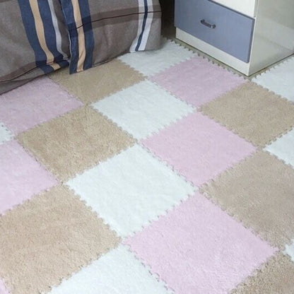 Rynx | Color-Fading-Resistant Carpet Tile Solid Interlocking Carpet Tile
