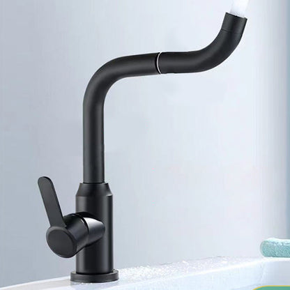 Rynx | Modern Basin Mixer Bathroom Faucet Brass Lever Swivel Spout Basin Mixer
