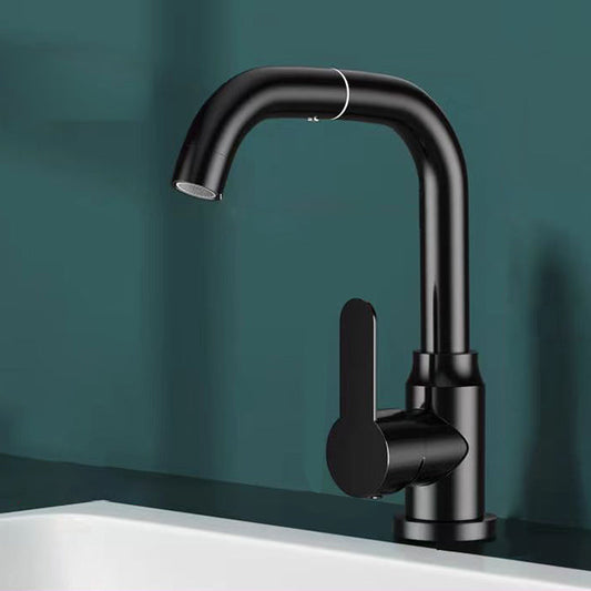Rynx | Modern Basin Mixer Bathroom Faucet Brass Lever Swivel Spout Basin Mixer