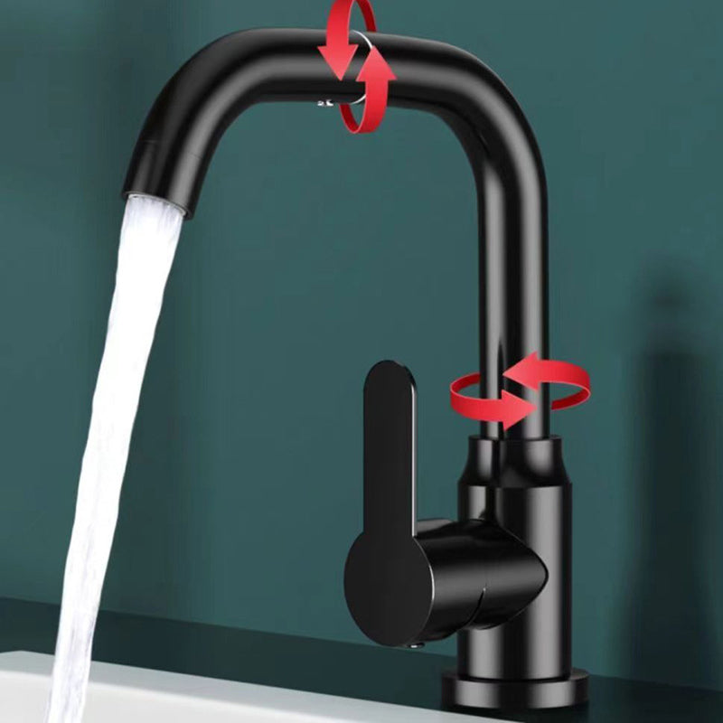 Rynx | Modern Basin Mixer Bathroom Faucet Brass Lever Swivel Spout Basin Mixer