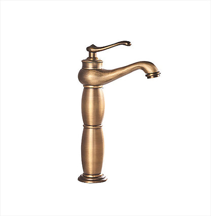 Rynx | Low-Arch Country Vessel Faucet Single-Lever Brass Faucet for Bathroom