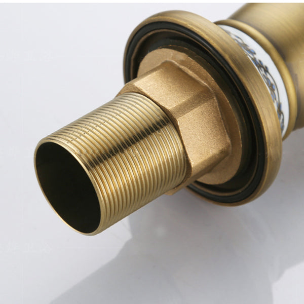 Rynx | Low-Arch Country Vessel Faucet Single-Lever Brass Faucet for Bathroom