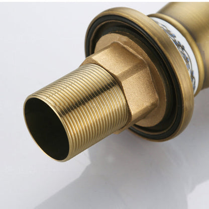 Rynx | Low-Arch Country Vessel Faucet Single-Lever Brass Faucet for Bathroom