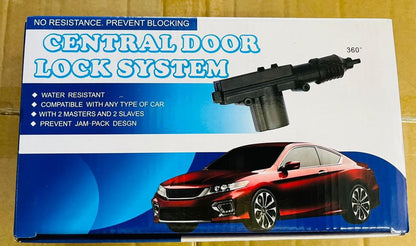 Rynx | Universal Car High Performance Door Central Locking System, Robust Durable High Performance Door Lock Kit Actuator 2 Wire 12 Volt, Package with 4