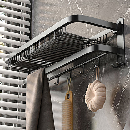 Rynx | Modern gray bathroom accessory set bathroom shelf bath hardware set