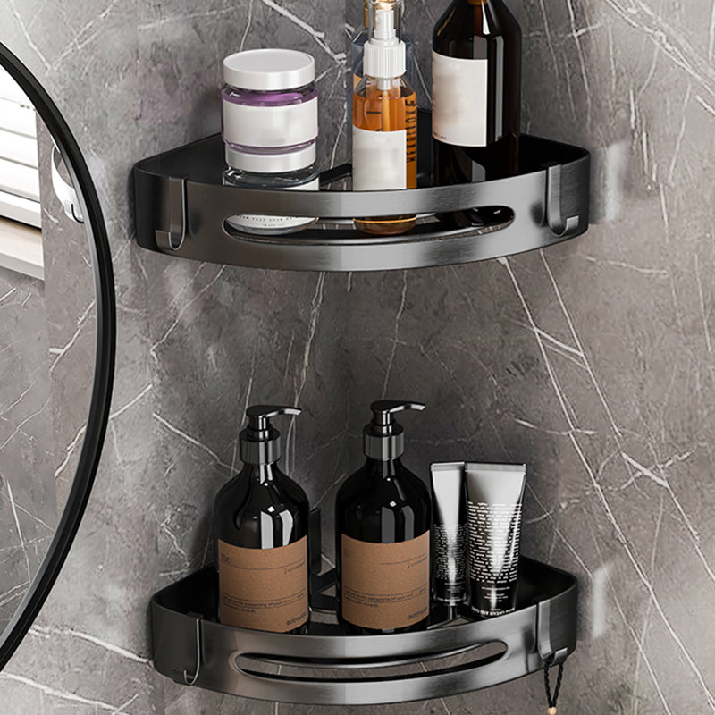 Rynx | Modern gray bathroom accessory set bathroom shelf bath hardware set