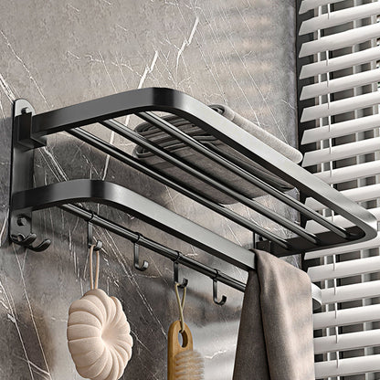 Rynx | Modern gray bathroom accessory set bathroom shelf bath hardware set