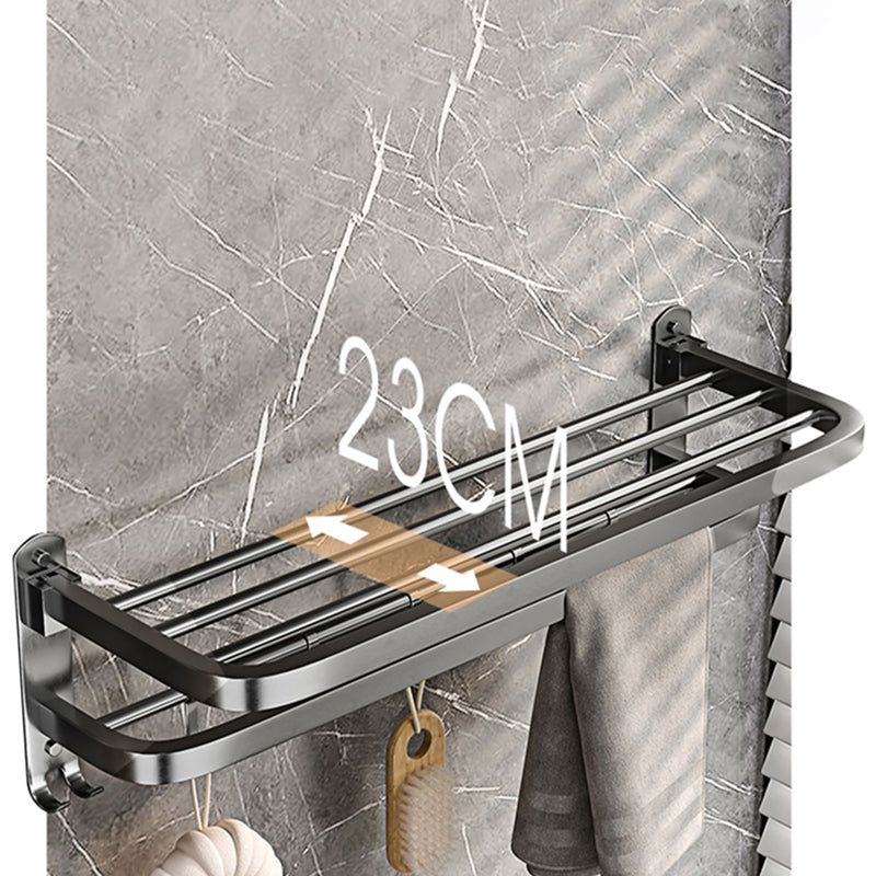 Rynx | Modern gray bathroom accessory set bathroom shelf bath hardware set