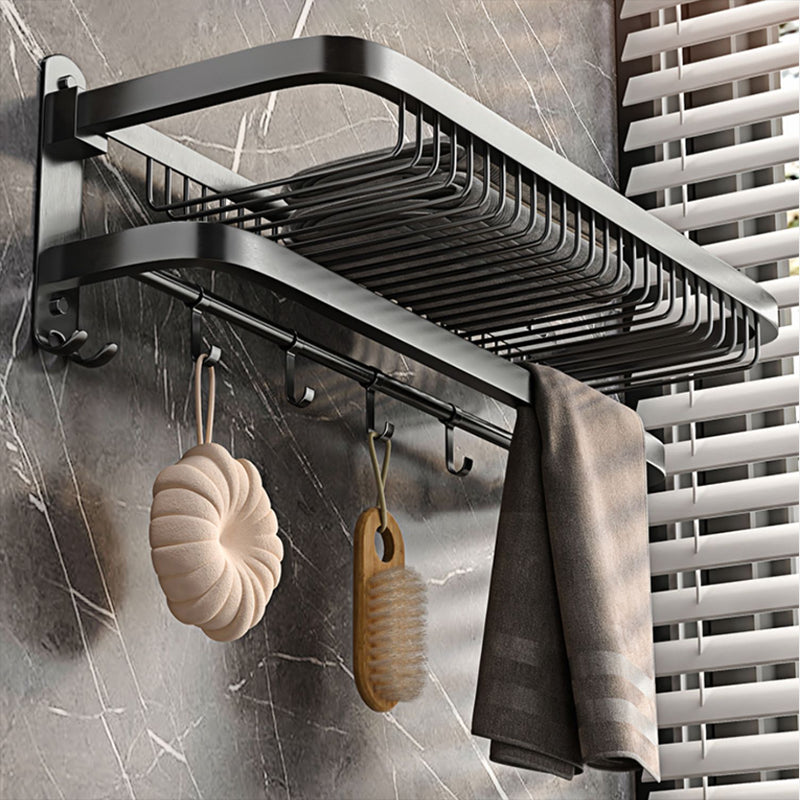 Rynx | Modern gray bathroom accessory set bathroom shelf bath hardware set