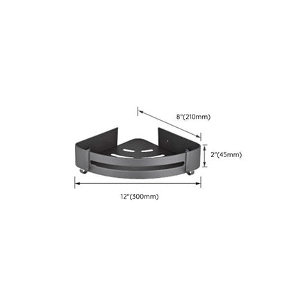 Rynx | Modern gray bathroom accessory set bathroom shelf bath hardware set