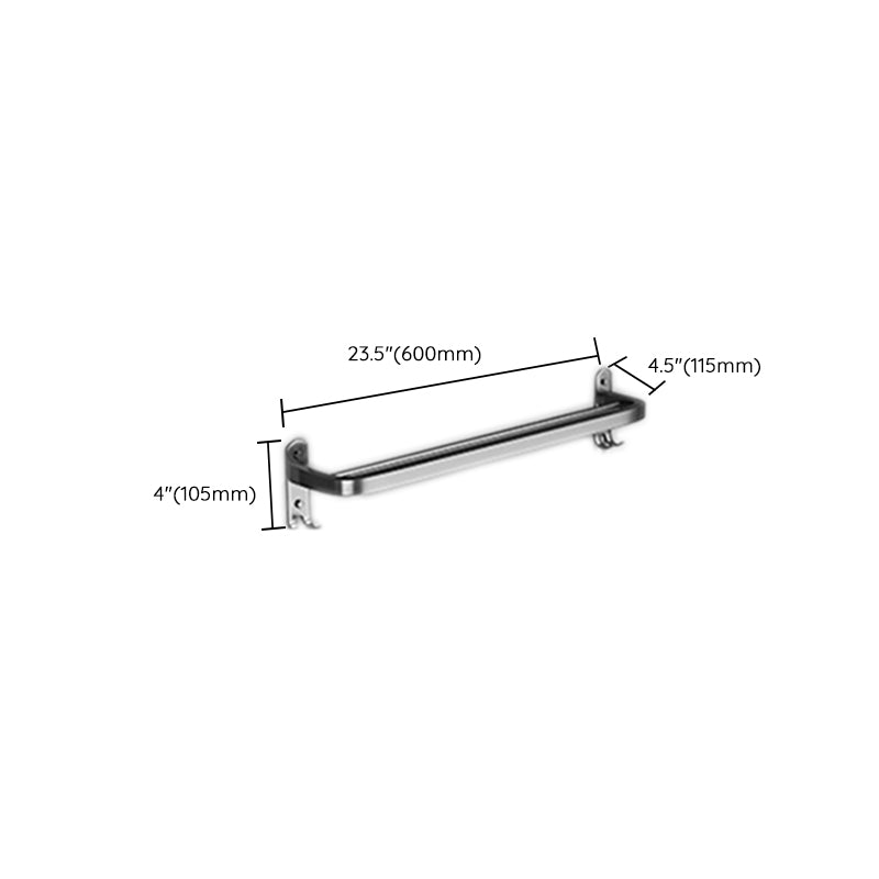 Rynx | Modern gray bathroom accessory set bathroom shelf bath hardware set