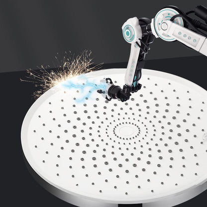 Rynx | Round Fixed Shower Head High Flow Aerated Wall Mount Shower Head