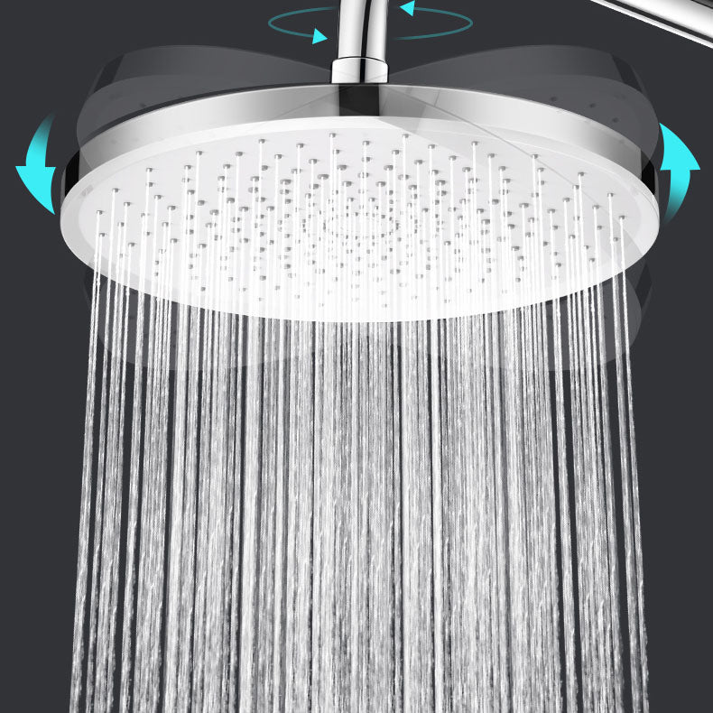 Rynx | Round Fixed Shower Head High Flow Aerated Wall Mount Shower Head