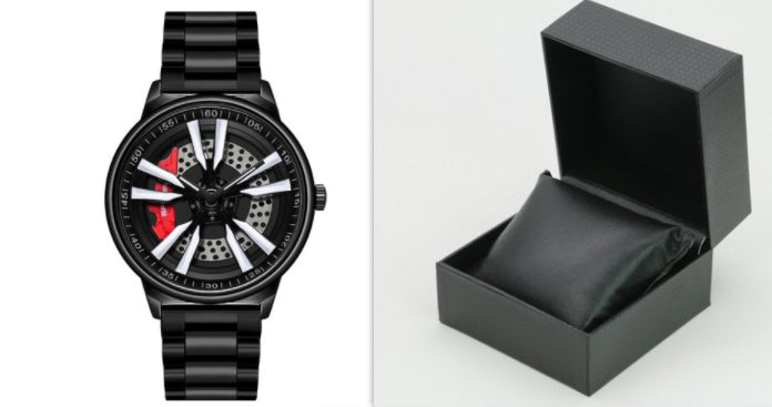 Rynx | Men's Creative Cool Dial Rotating Wheel Quartz Watch