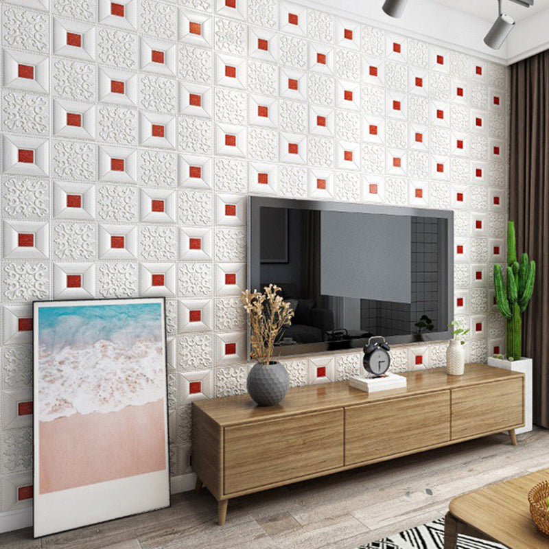 Rynx | Modern wall covering foam 3D embossed peel and stick wall panel