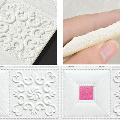 Rynx | Modern wall covering foam 3D embossed peel and stick wall panel