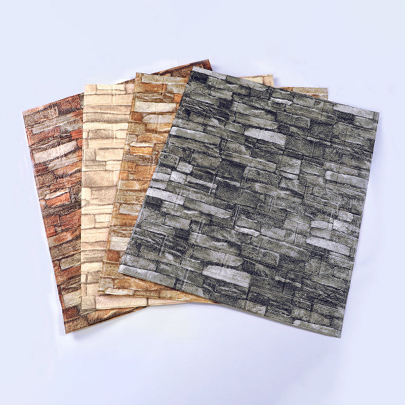 Rynx | Industrial Wall Panel 3D Brick Bathroom Living Room Wall Panels Set of 10