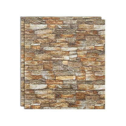 Rynx | Industrial Wall Panel 3D Brick Bathroom Living Room Wall Panels Set of 10
