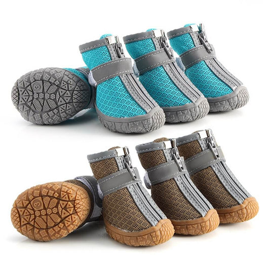 RYNX | Outdoor Dog Boots with Mesh Fabric - All-Terrain Paw Protection