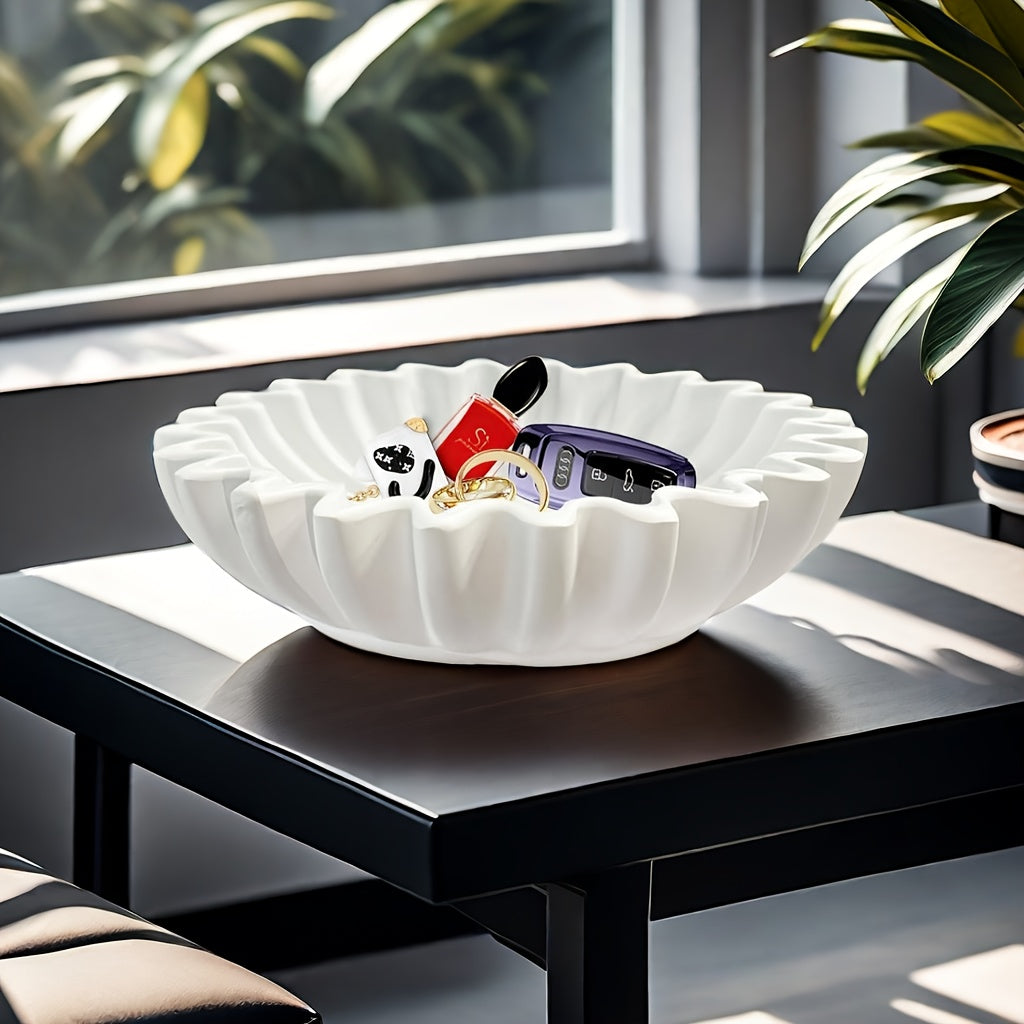 Rynx | EleganceBowl - Harp Comes with Ridges & Wavy Edges for Living Room Decor