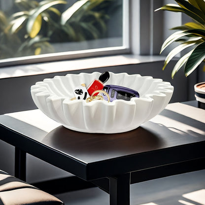 Rynx | EleganceBowl - Harp Comes with Ridges & Wavy Edges for Living Room Decor
