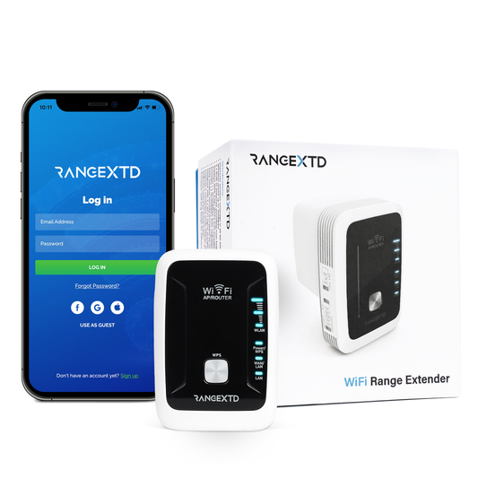Rynx | RangeXTD WiFi booster - Without seam coverage