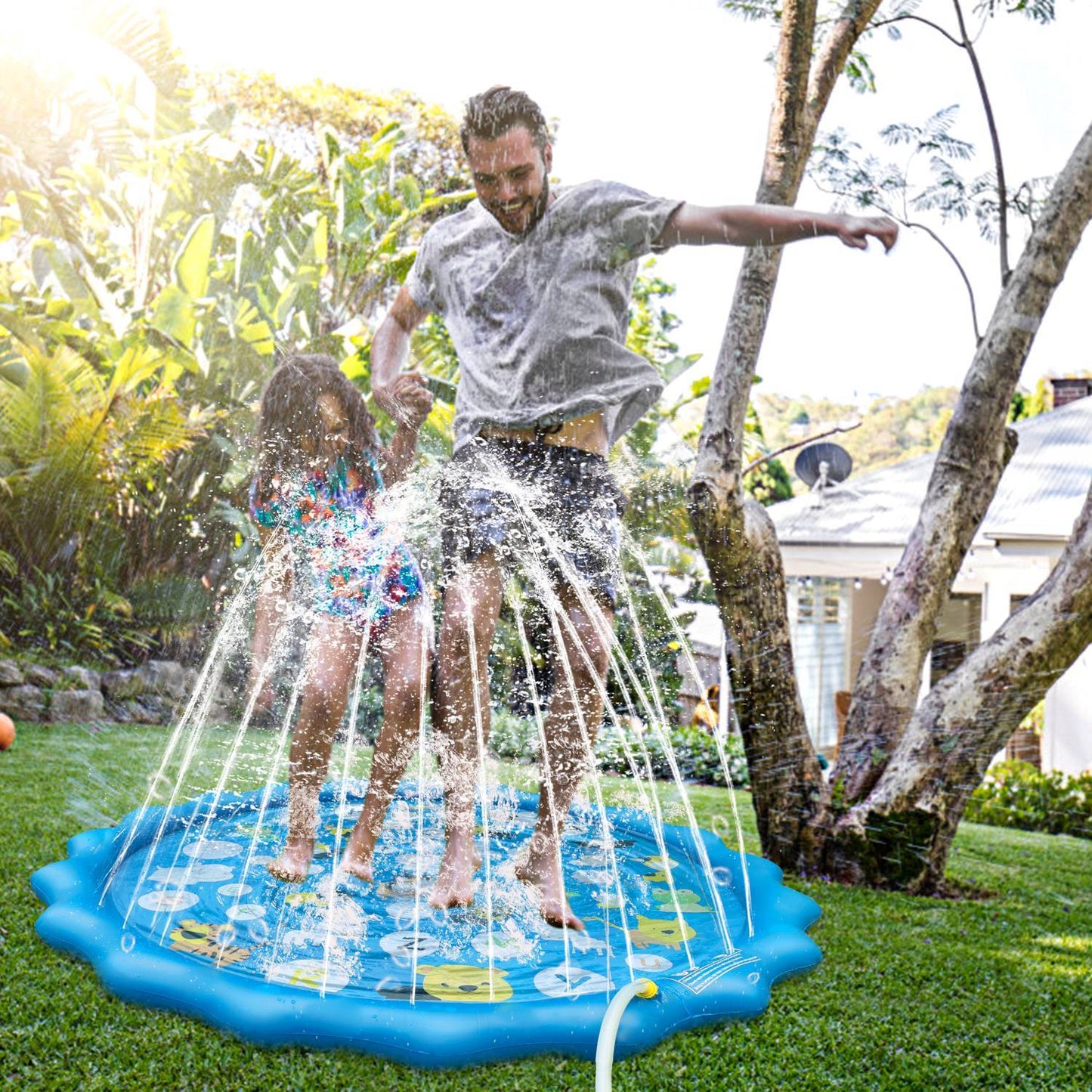 Rynx | 68" Inflatable Sprinkler Splash Pad For Kids