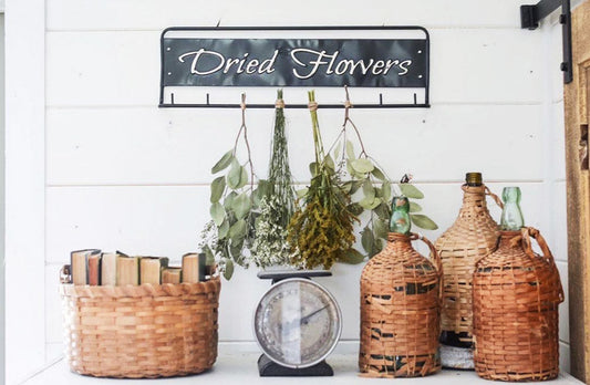 Rynx | Dried flowers and herbs wall shelf | Choose your style